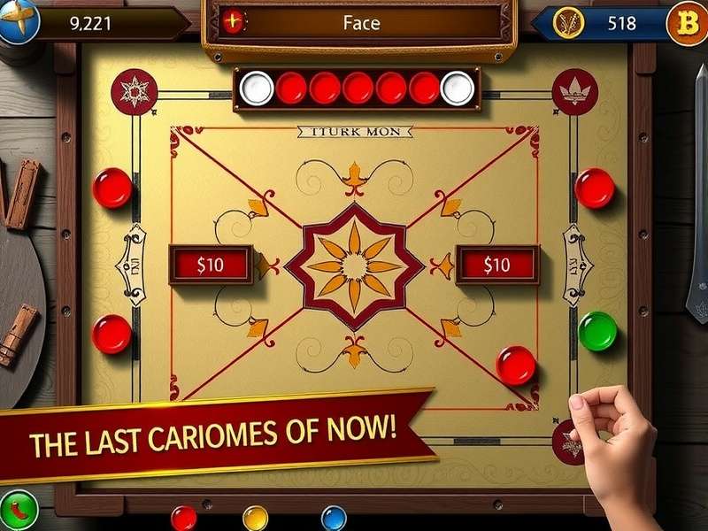 Traditional Indian Carrom Boards